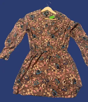 Angie Dress Floral Mini Boho thumbnail 1