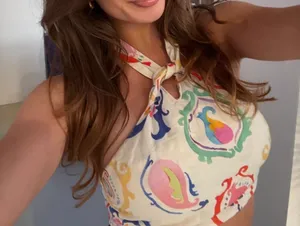 Floral ZARA Top thumbnail 3