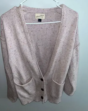 V Neck Button Up Sweater Size XS thumbnail 1