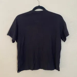 Standard James Perse Black Short Sleeve Shirt Boxy Cotton Blend Women's 0 / XS thumbnail 6