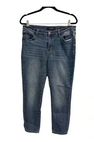 Judy Blue Medium Wash Skinny Straight Relaxed Fit Jeans Size 32 thumbnail 1