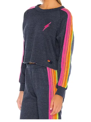 Aviator Nation Navy Pullover Sweatshirt and Sweatpants Set thumbnail 2