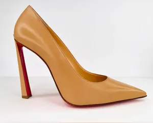 Christian Louboutin Condora 100mm Beige Leather Pumps Size EU 40 thumbnail 1