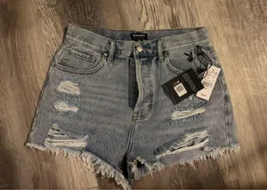 PacSun Playboy Shorts Denim thumbnail 1