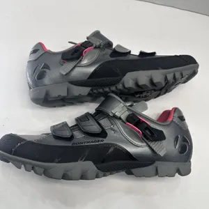 Bontrager Evoke DLX WSD Women’s MTB Cycling Shoes US 10.5 EU 42 Gray Pink thumbnail 9