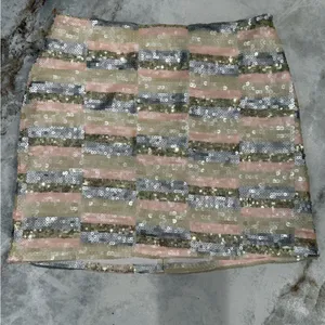 Dina Be White and Gold Sequin Accent thumbnail 2