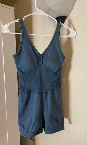 Target Blue/gray  athletic Romper thumbnail 1