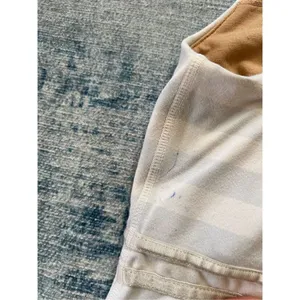 Lululemon Action Pale Blue White Silver Athletic Tank Top Size 4 thumbnail 4