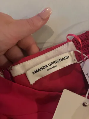 Amanda Uprichard Dress Mini Pink thumbnail 7