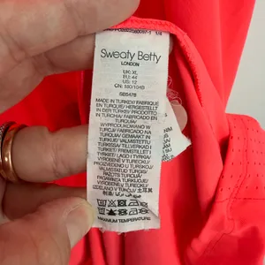 Sweaty Betty Explorer Ace Midi Dress XL Neon‎ Coral High Low Athletic SB5478 thumbnail 5