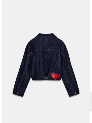 Zara shoulder pad denim jacket. XS thumbnail 11