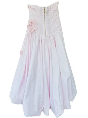 Aje Splendour Flower Applique Gown Pastel Pink Bubble Hem AU 14 US 10 Wedding thumbnail 14