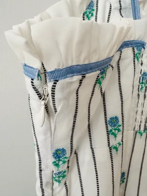 Anthropologie Maeve Sleeveless Ruffle-Hem Mini Dress, Size L thumbnail 12