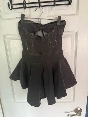 Windsor Denim Strapless Romper  thumbnail 2
