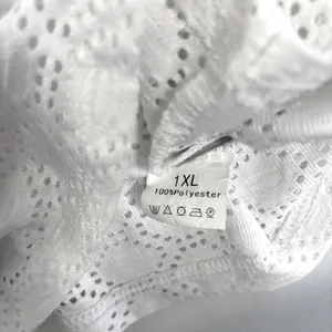 White Eyelet Lace 2 Piece Button Down Shirt & Shorts 1XL Swim Cover‎ Up Set thumbnail 5