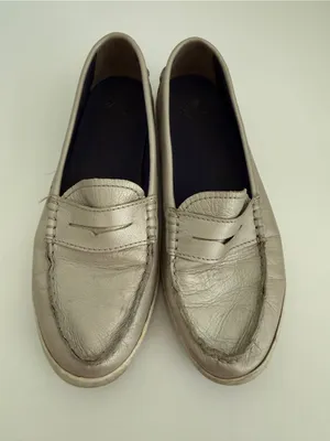 Cole Haan Silver Loafers Womens 7 thumbnail 1