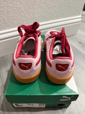 Puma Palermo Rose Mauve Dark Crimson Pink Suede Sneakers thumbnail 3