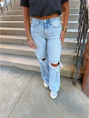 Distressed Jeans Blue Size 25 thumbnail 3