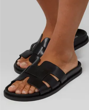32 Degrees Black Women's Slide Sandals thumbnail 1