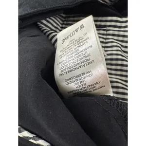 Anthropologie Maeve The Naomi Pants Sz 12 Black High Rise Wide Leg Utility thumbnail 12