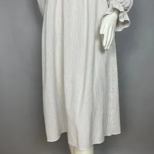 Petal + Pup Off The Shoulder Dress Domenica Striped Neutral Women 2 Midi Smocked thumbnail 9