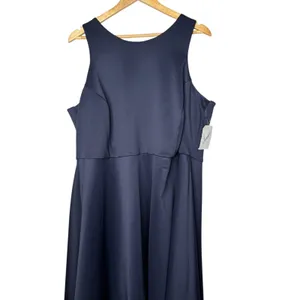 Jemma High Low Dress Womens 3X Navy Blue‎ Sleeveless Cocktail Evening Formal NWT thumbnail 8