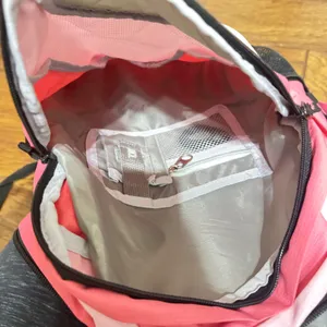 California Pak Pink Black Backpack Air Flow System School‎ Travel Bag. DEADSTOCK thumbnail 4