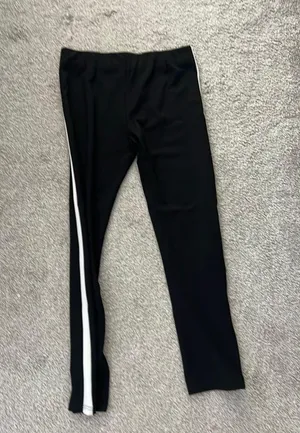 Showpony Black Pants With White Stripe thumbnail 6