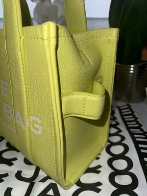 Marc Jacobs RARE Neon Lime Pebbled Leather Tote thumbnail 4