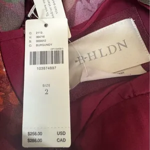 Anthropologie BHLDN Flutter-Sleeve Plunging Maxi Dress NWT 2 thumbnail 4