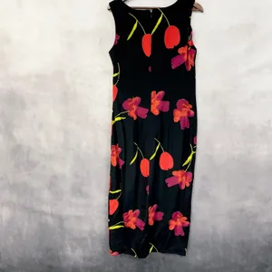 VTG Jennifer Jeffries Womens Sleeveless Dress Size 12 Artsy Going‎ Out Gallery thumbnail 3