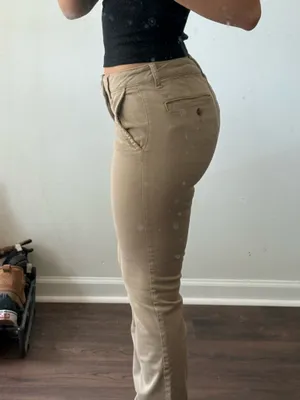 American Eagle Skinny Khaki Pants Super Stretch thumbnail 3
