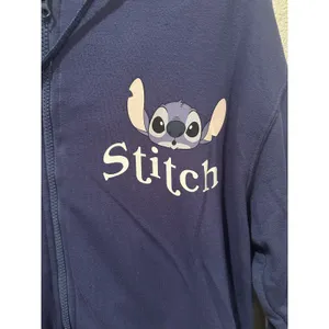 Disney Stitch State of Mind Blue Full Zip Jacket Hoodie M thumbnail 2