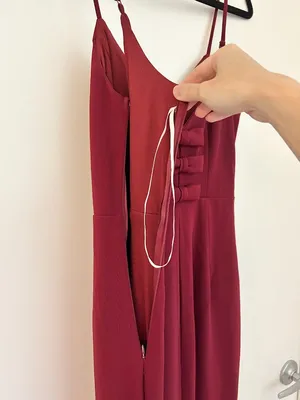 Lulus Eloquent Ease Burgundy Sleeveless Mermaid Maxi Dress Prom Party Size M thumbnail 9