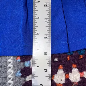 Womens Royal Blue Pleated Mini Skirt A-Line Preppy Tennis Y2K Schoolcore XS thumbnail 8