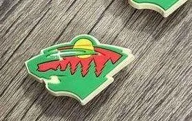 Minnesota Wild Hockey Team Charm For Crocs Shoe Charms - 2 Pieces thumbnail 3