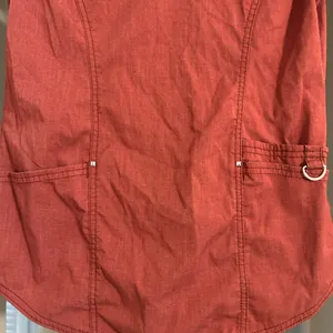 Womens Scrubstar Ultimate V-neck 3 Pockets Short Sleeve Scrub Top Burgundy Xs thumbnail 2
