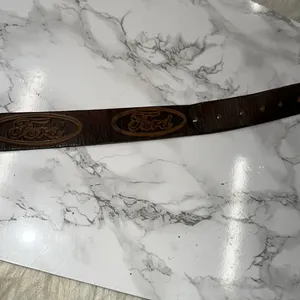 Ford Brown Leather Belt thumbnail 4