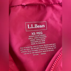 L.L. Bean Women's Vibrant Red Trench Coat thumbnail 12