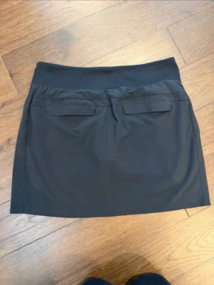 Athleta Black Active Mini Skort with Zipper Pockets Size Large (?) - C51-031 thumbnail 5