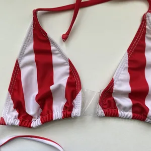 NWOT Forplay sexy Stars and Stripes string bikini, size large thumbnail 2