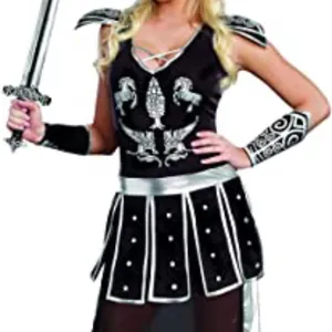 SALE🌟Glorious Gladiator Women’s Costume medium Black thumbnail 8