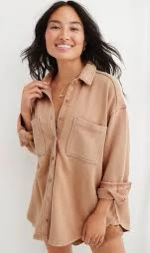 Aerie Lumbarjane Fleece Jacket thumbnail 1