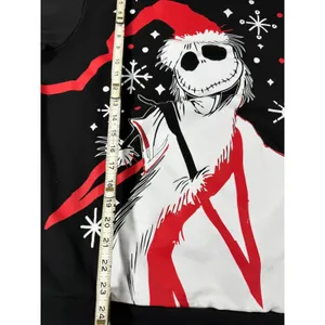 Disney Nightmare Before Christmas Jack Skellington Sandy Claws Sweatshirt M thumbnail 5