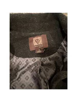 Anne Klein Gray Black Wool Blend Pea Coat Petite 8 thumbnail 12