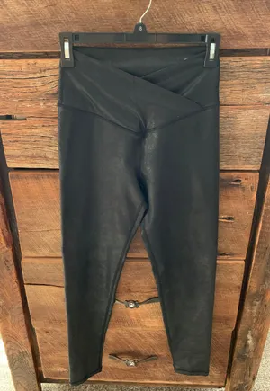 Aerie crossover leather leggings thumbnail 1