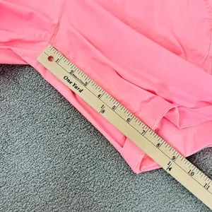 H&M Twill Cuffed Chino‎ Bermuda Shorts Neon Coral Size 6 Stretch thumbnail 12