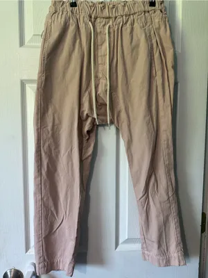 Bassike Pale Pink Drop Crotch Pants. $360 Size undefined thumbnail 4