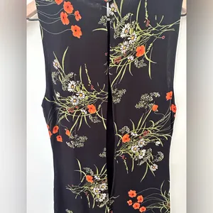 Reformation Ledger Maxi Long Formal Black Dress in Robyn Floral 0 thumbnail 7