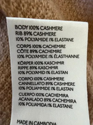 Anthropologie Maeve Shea Oversized Boxy 100% Cashmere Sweater Size XXS thumbnail 8